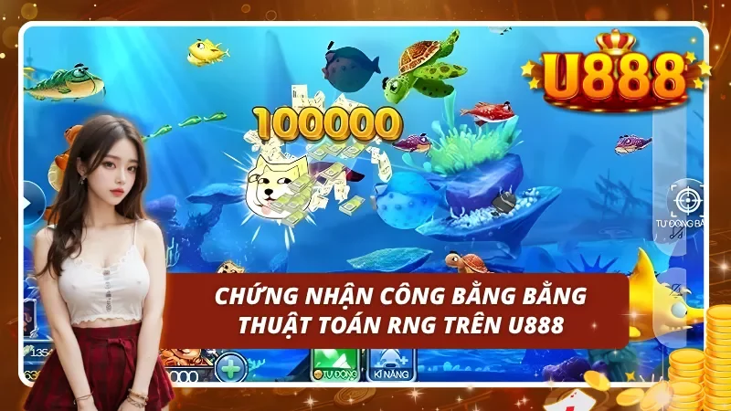 Chứng nhận công bằng bằng thuật toán RNG tại U888