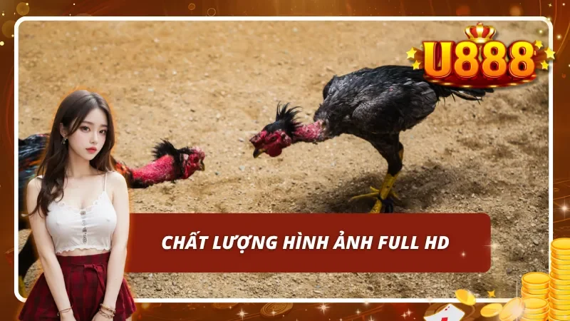 Chất lượng hình ảnh siêu nét được trực tiếp từ nhà cái U888