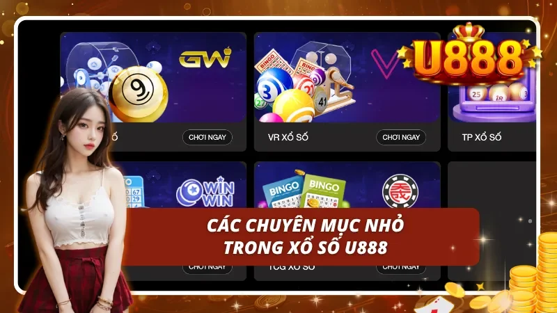 Các chuyên mục trong xổ số U888